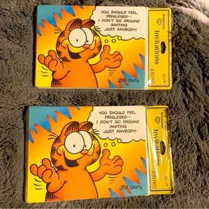 Vintage Garfield Invitations 2 pack